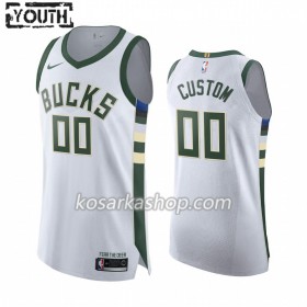 Dres Milwaukee Bucks Prilagođeni Nike 2019-20 Association Edition Swingman - Dječji